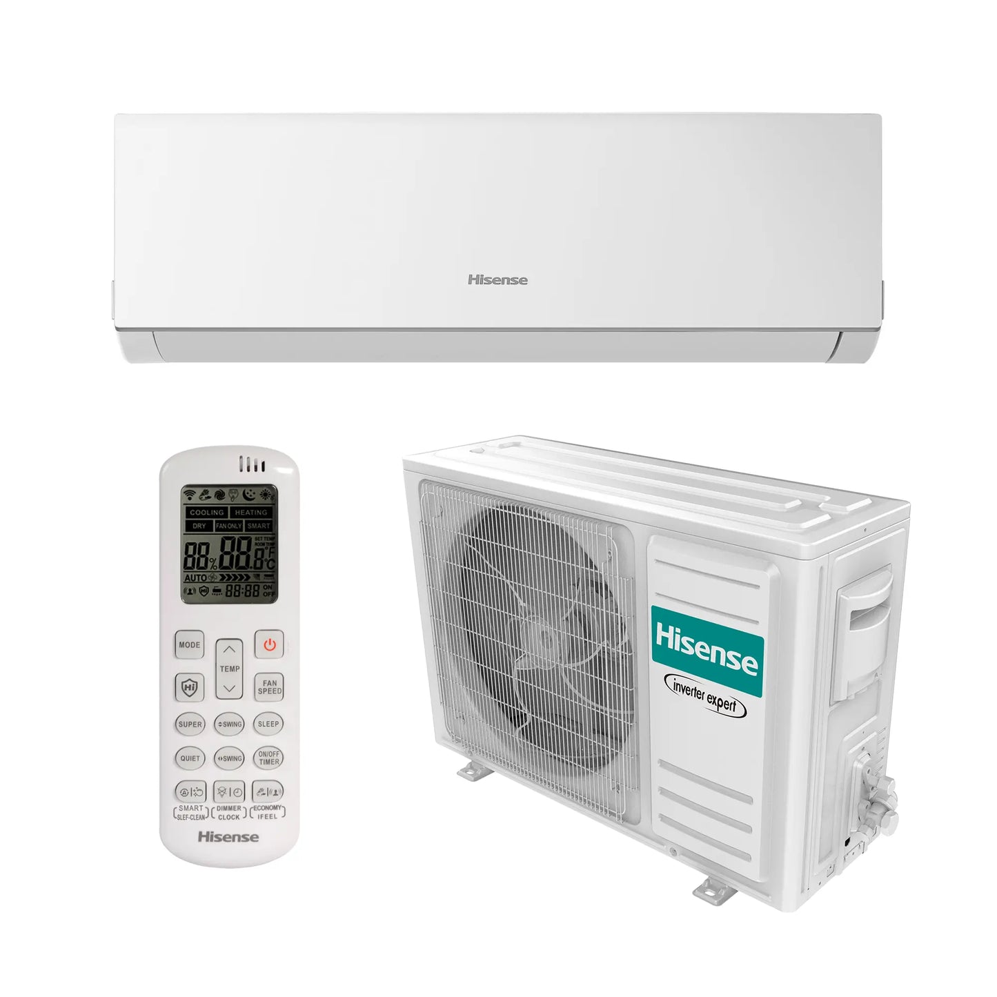 Hisense 2.5kW Split System Air Conditioner (J Series) HAWJ9KR-SET