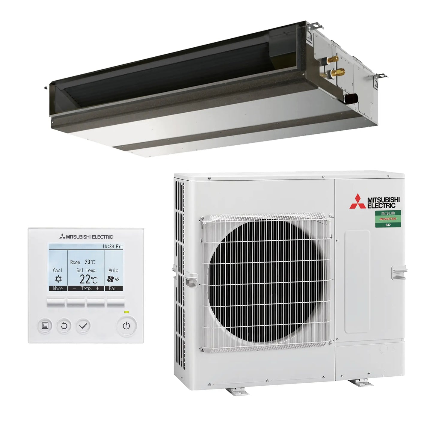 Mitsubishi Electric 10kW Ducted Split System PEAD-M100JAA / PUZ-M100VKA