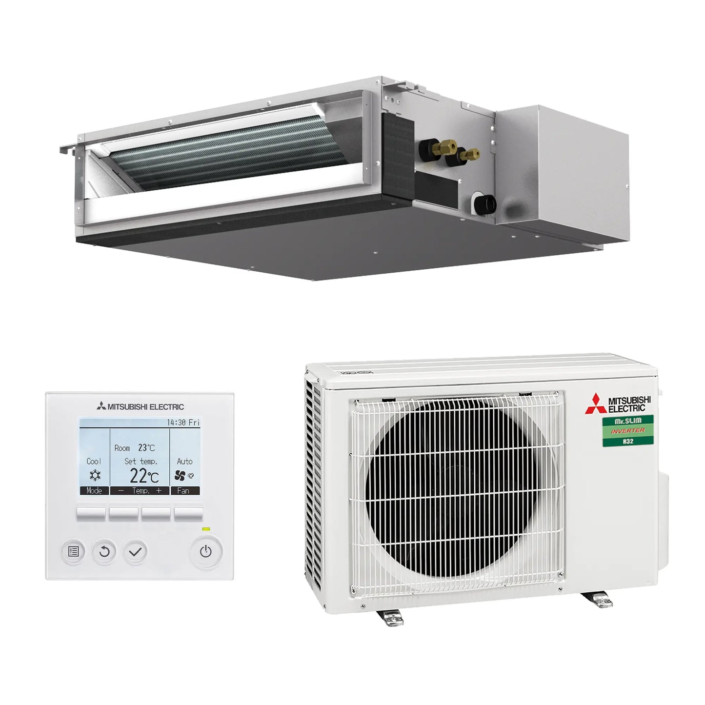 Mitsubishi Electric 2.5kW Bulkhead System SEZM25DAKIT