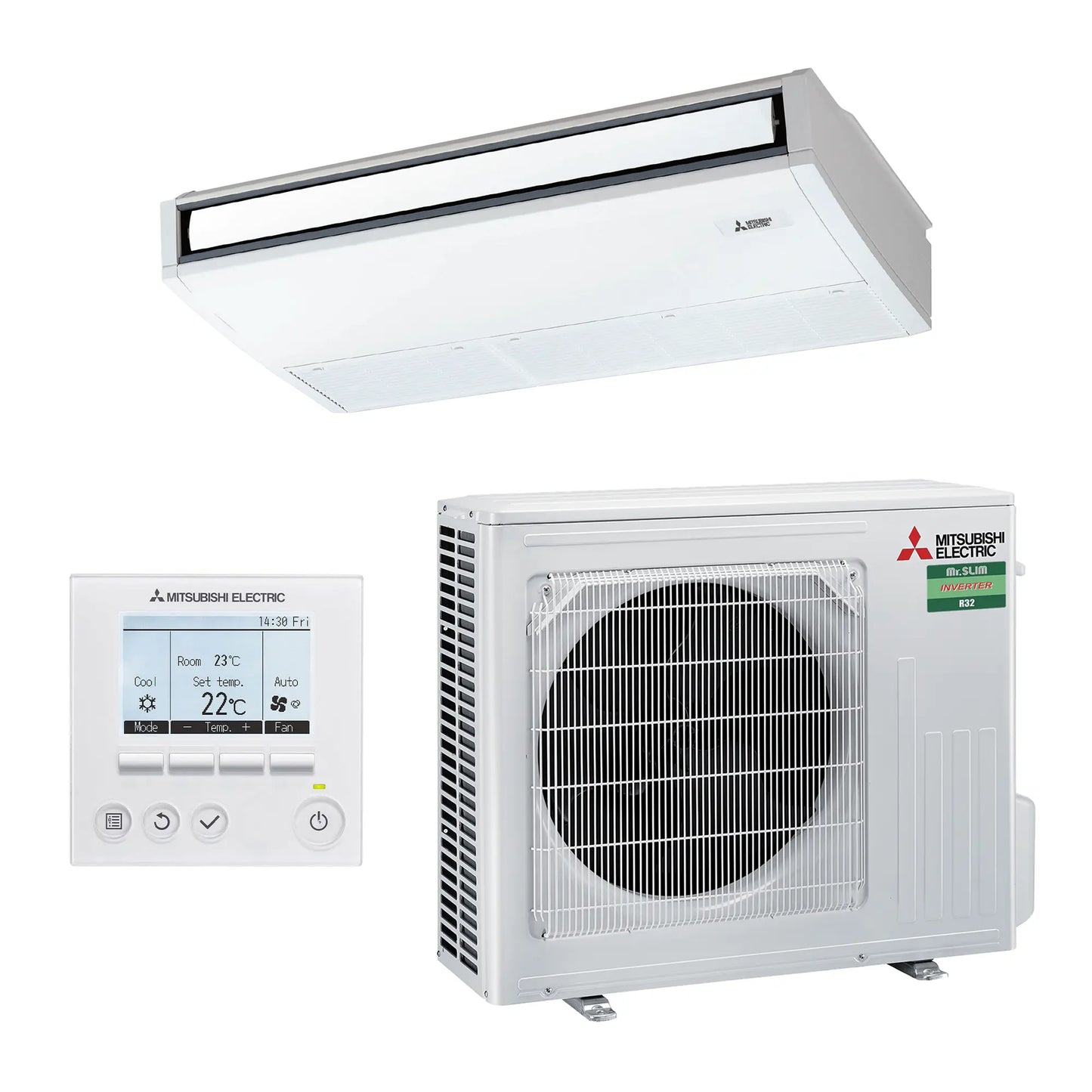 Mitsubishi Electric 5kW Under Ceiling Split System PCA-M50KA / SUZ-M50VAD-A.TH
