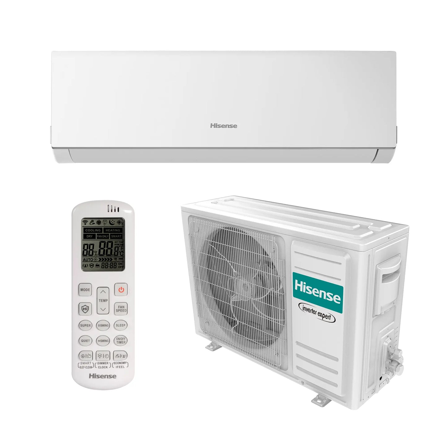 Hisense 3.5kW Split System Air Conditioner (J Series) HAWJ12KR-SET