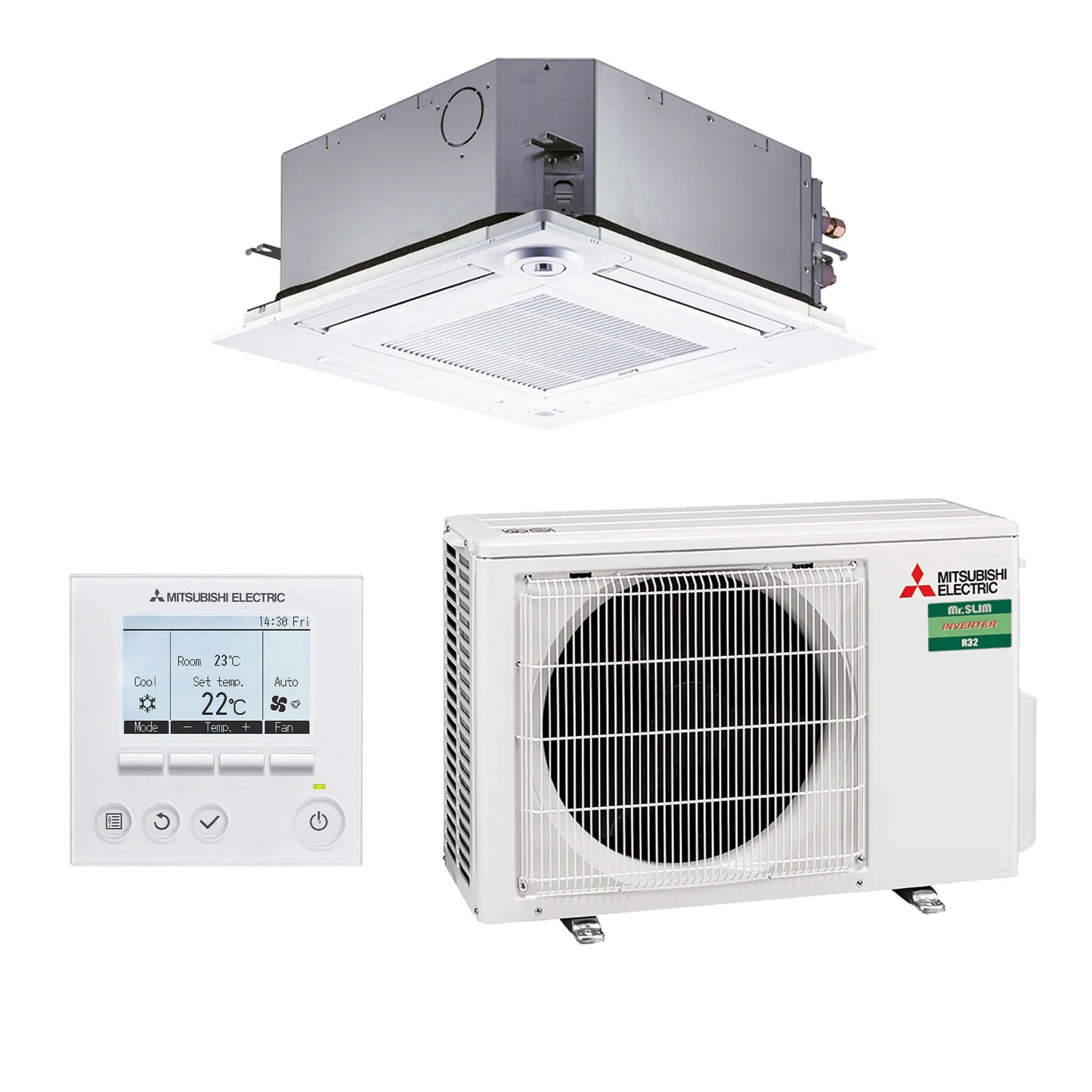 Mitsubishi Electric 2.5kW Compact Cassette Split System SLZM25VAKIT