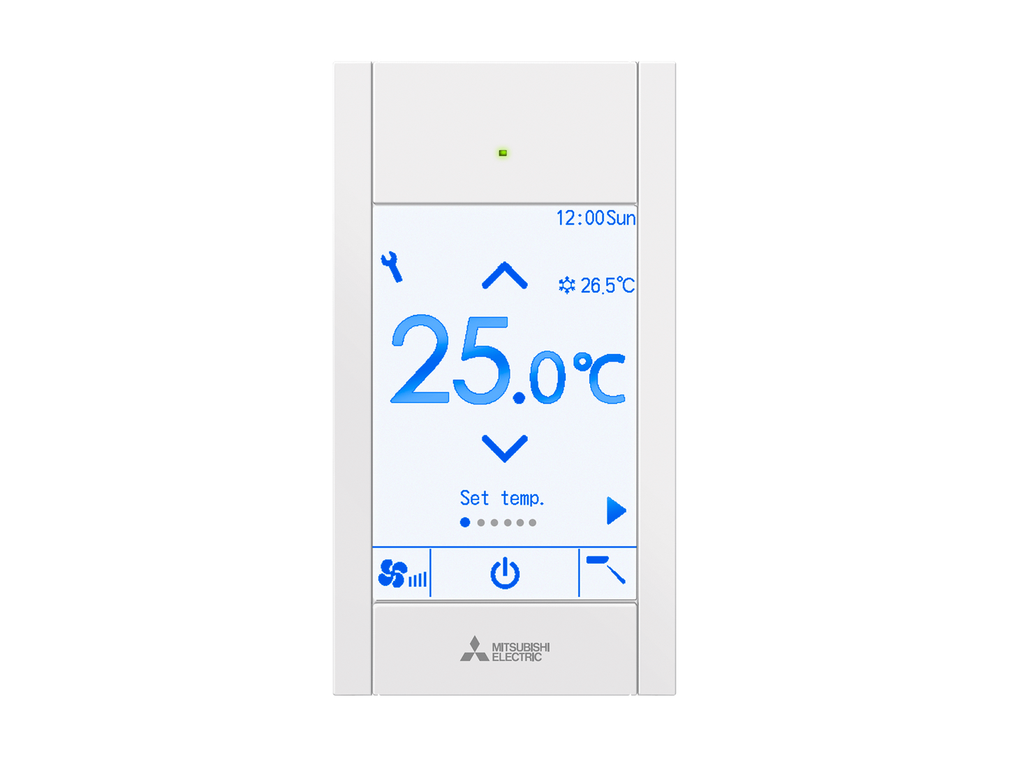 Mitsubishi Electric PAR-CT01MAA Simple Touch Screen Wired Controller